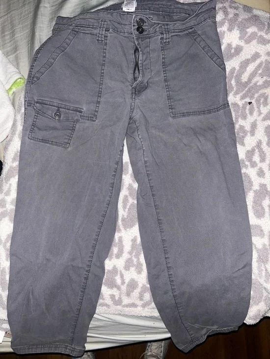 Casual Gray Utility Pants - Picture 1 of 3